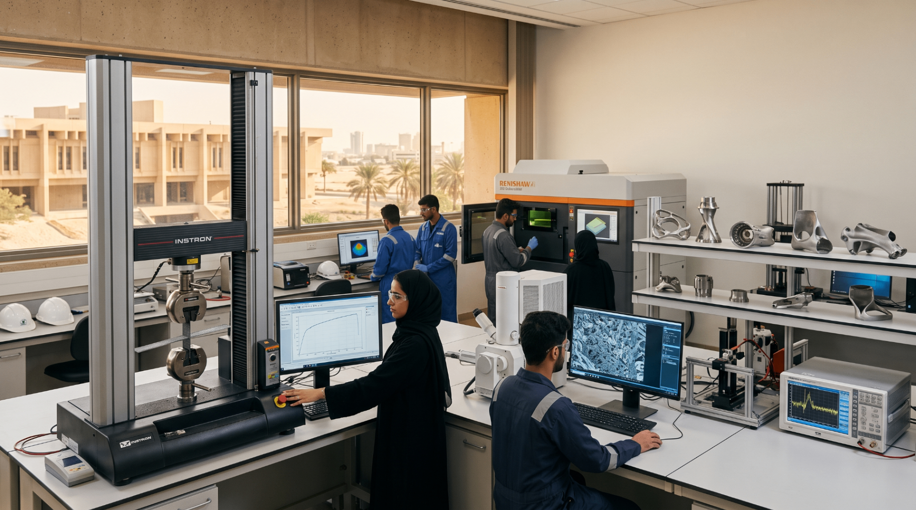 مختبر الهندسة الميكانيكية في جامعة الملك فهد بمعدّات دقيقة
