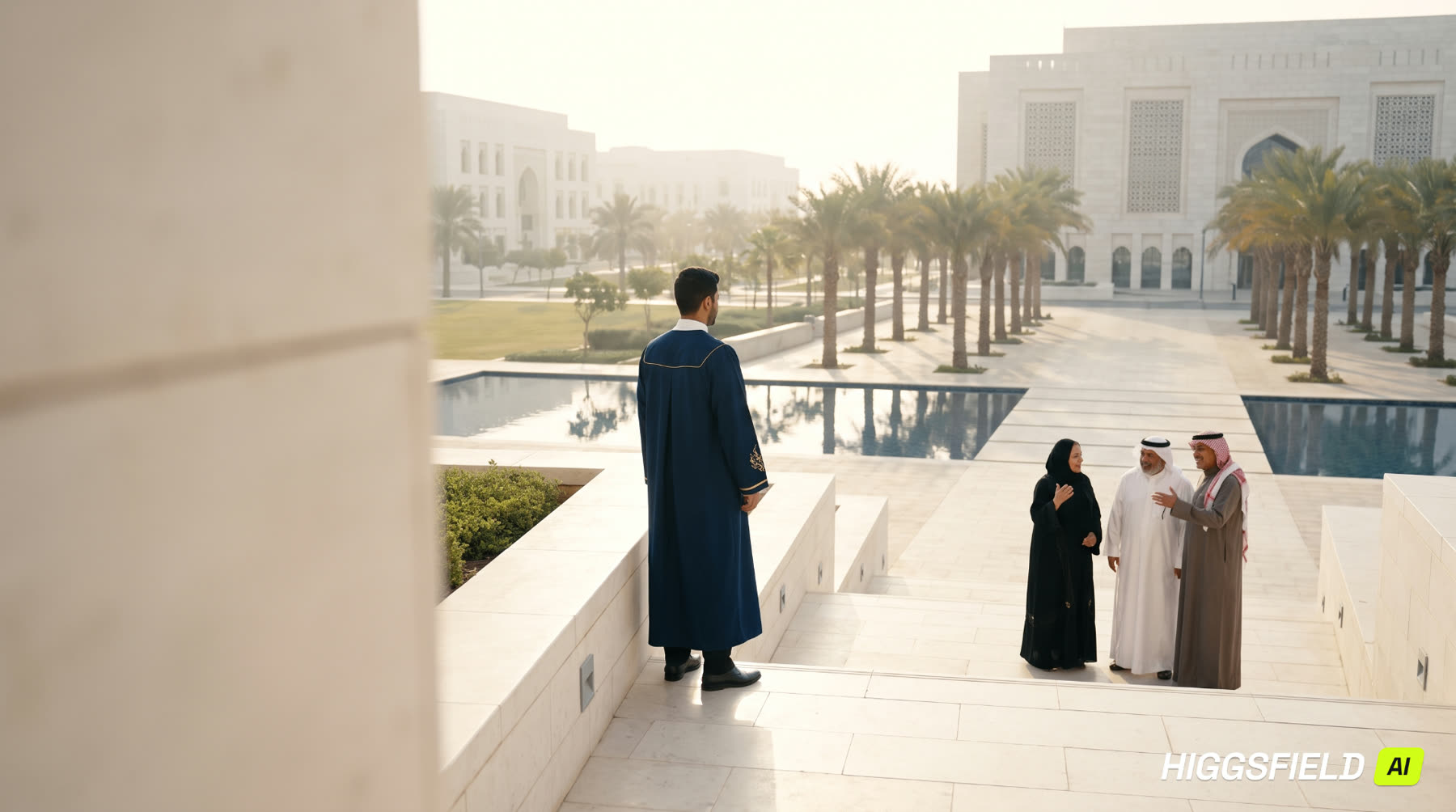 خرّيج سعودي يحمل شهادته